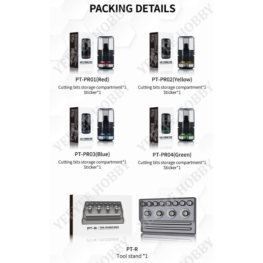 DỤNG CỤ DSPIAE - PT-PR01 ~ 04 - HỘP ĐỰNG MŨI CHISEL