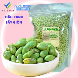 món mới-1kg đậu xanh sấy ăn liền