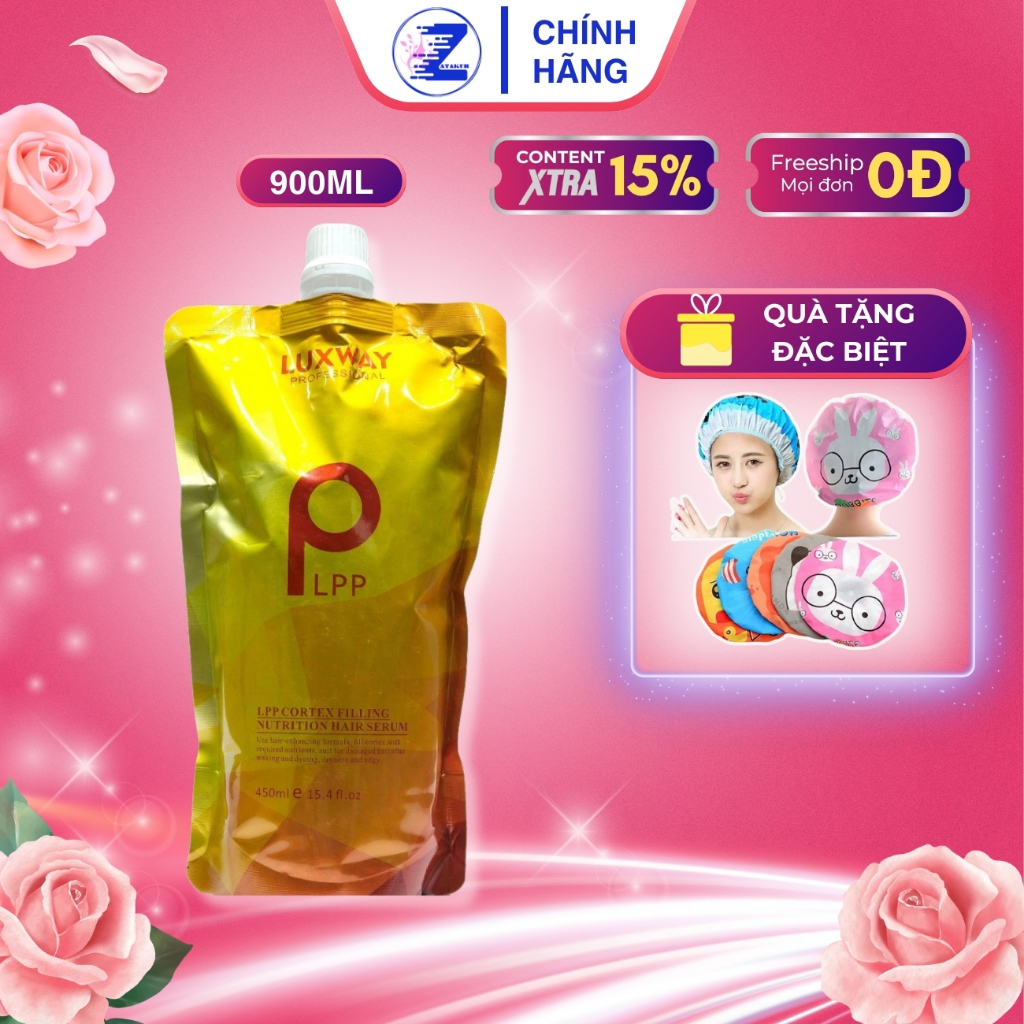 Hấp ủ LPP LUXWAY phục hồi tóc hư tổn Cortex Filling Nutrition Hair Serum 900ml | ZATAKUB