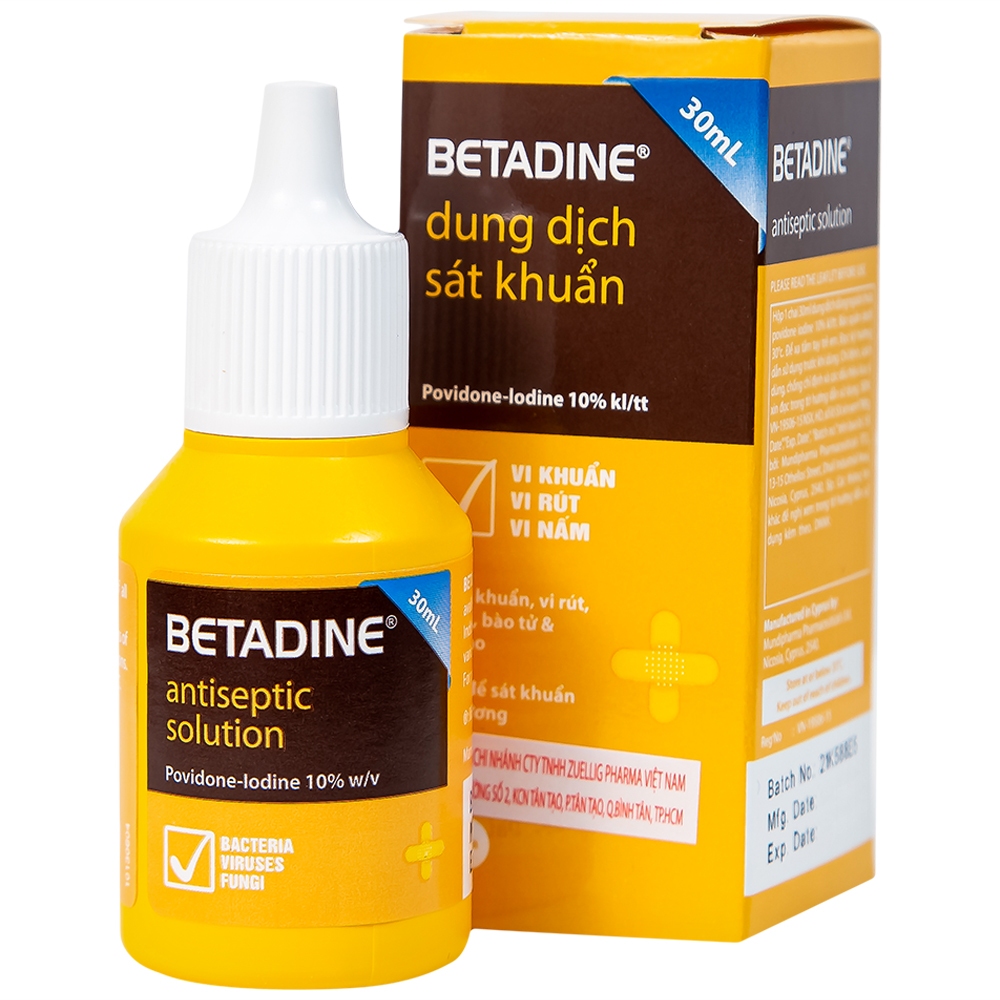 Dung dịch Betadine (30ml)