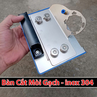  Khung mài góc  Bàn cắt mòi gạch bàn cắt vát 45 độ lắp máy cắt cầm tay  Đế INOX 304 