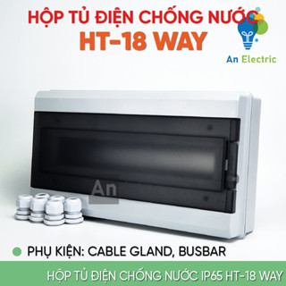  Hộp tủ điện chống nước IP65 SHT-18 WAY nhựa cao cấp ABS chịu va đập và thời tiết khắc nghiệt  Mẫu 2025  