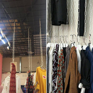 Dây Xích Sắt Treo Đồ Đa Năng Thông Minh, Treo Trưng Bày Shop, Dây Xích Sắt Mạ Xích Nhựa Treo Quần Áo