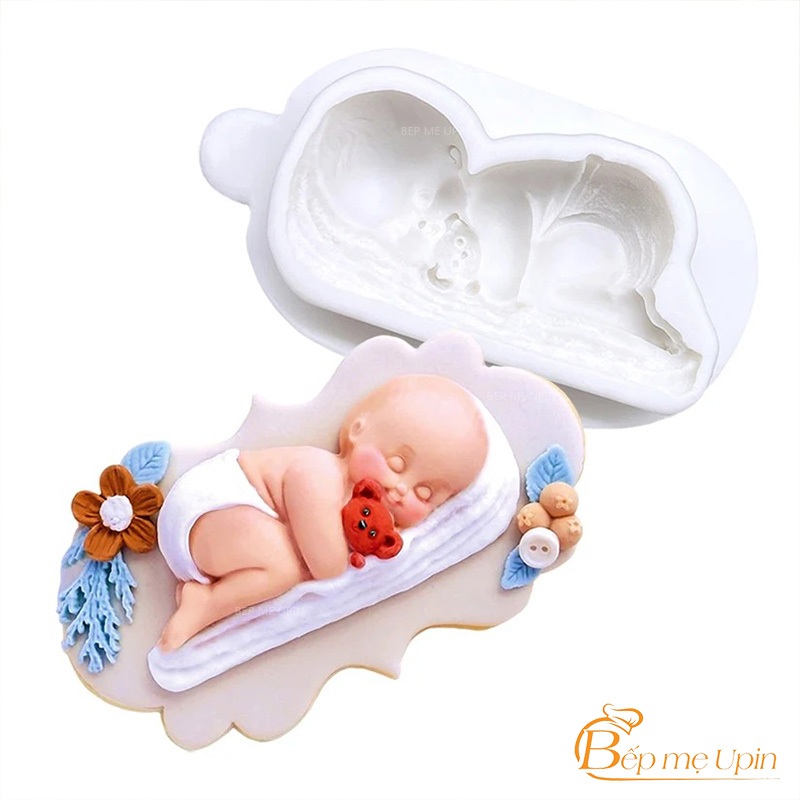 Khuôn silicon khuôn em bé mã E02