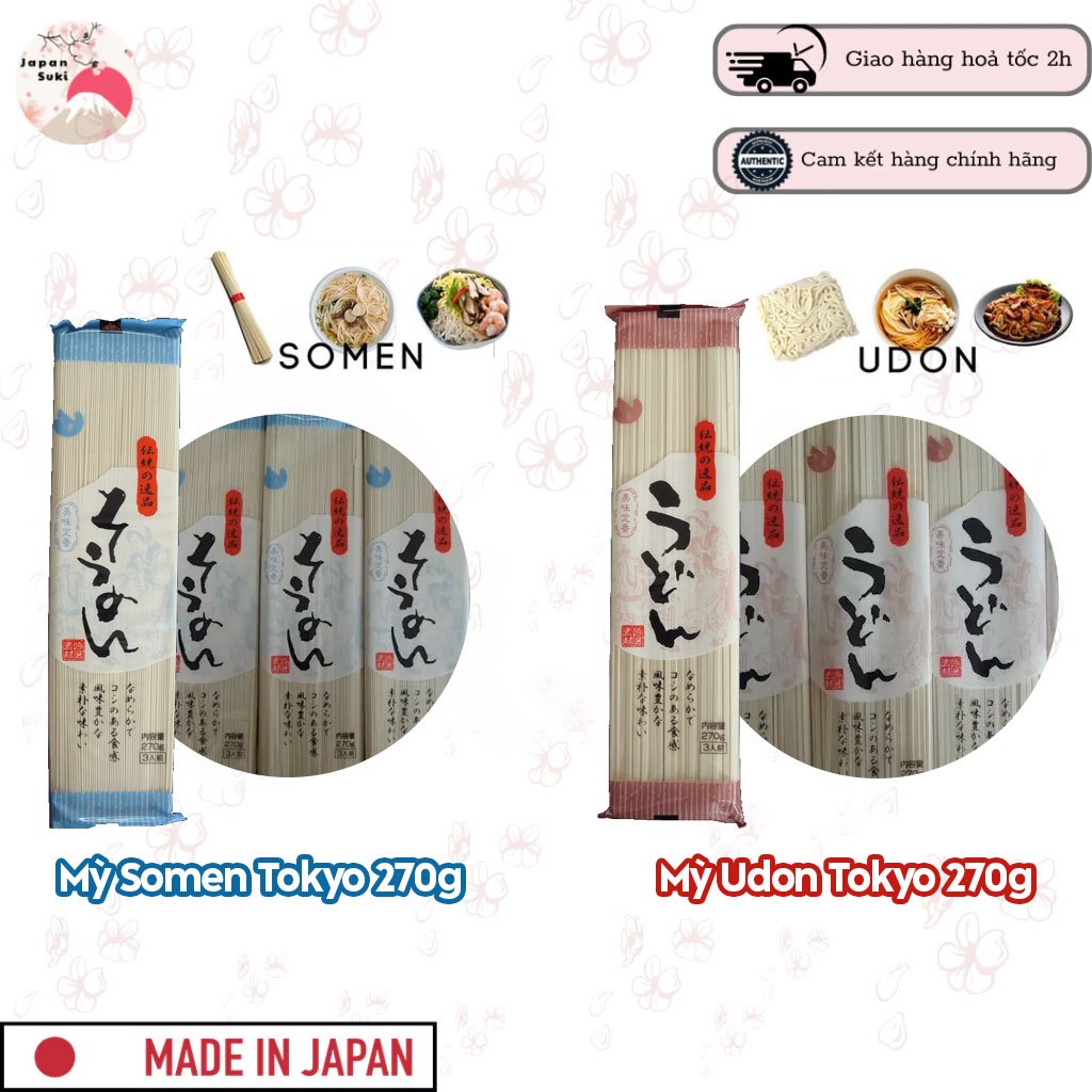 Mì Udon & Somen hiệu Tokyo 270g