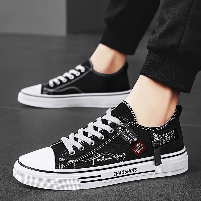 giày nam sneaker vải cavans CHAOSHOES bền đẹp