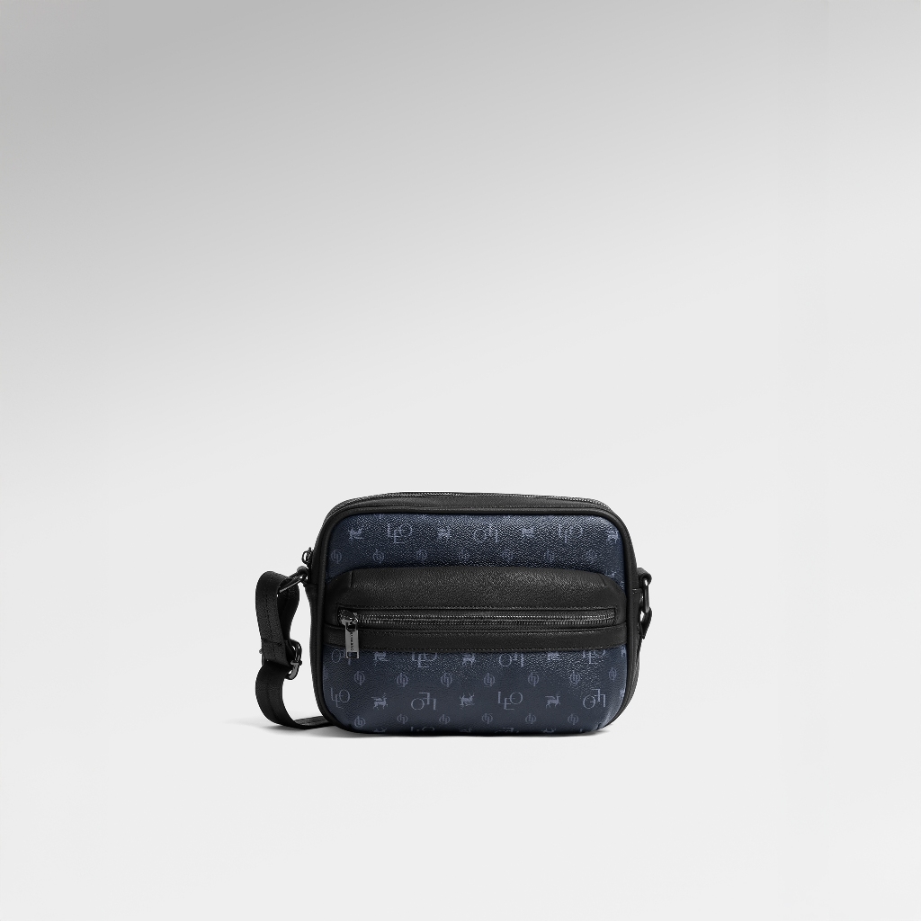 Túi Da Đeo Chéo Monogram Neo Chất Liệu Da Microfiber Cao Cấp Thương Hiệu LEONARDO