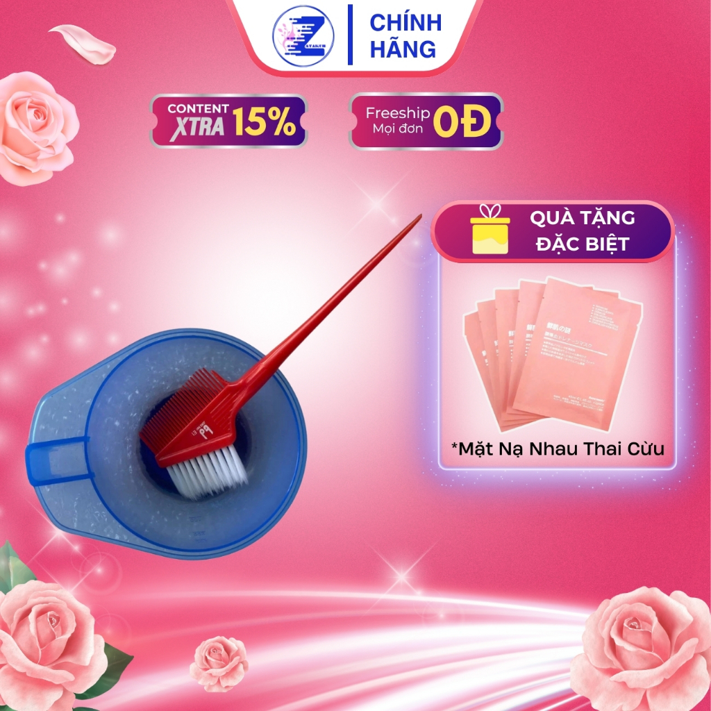 Combo chén và lược pha thuốc uốn, duỗi, nhuộm | ZATAKUB