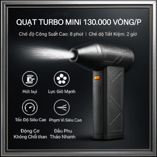Quạt Phản Lực Mini Meka JetFan Super - Máy thổi cầm tay mini công suất cao