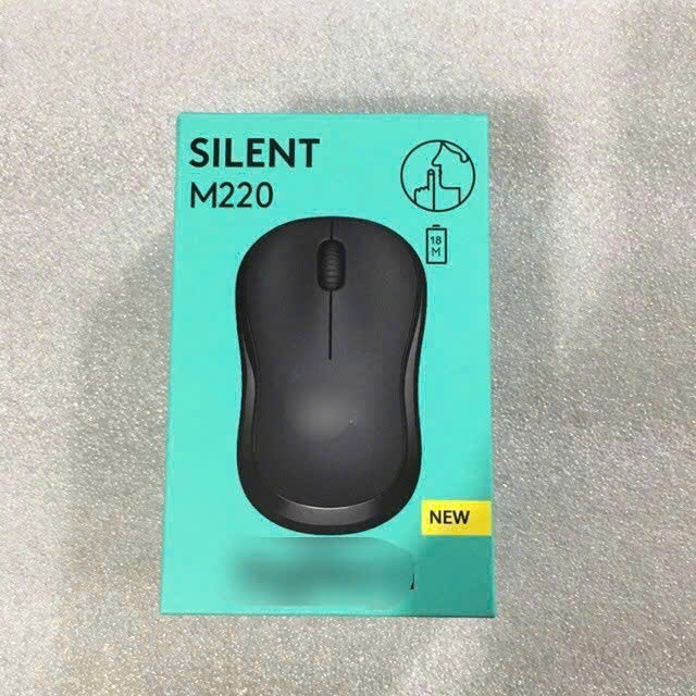 🌟HỘP HƠI CŨ🌟 Chuột Không Dây im lặng LogItec  M220 Mới 100% - Hàng Chính Hãng + OEM Chất Lượng