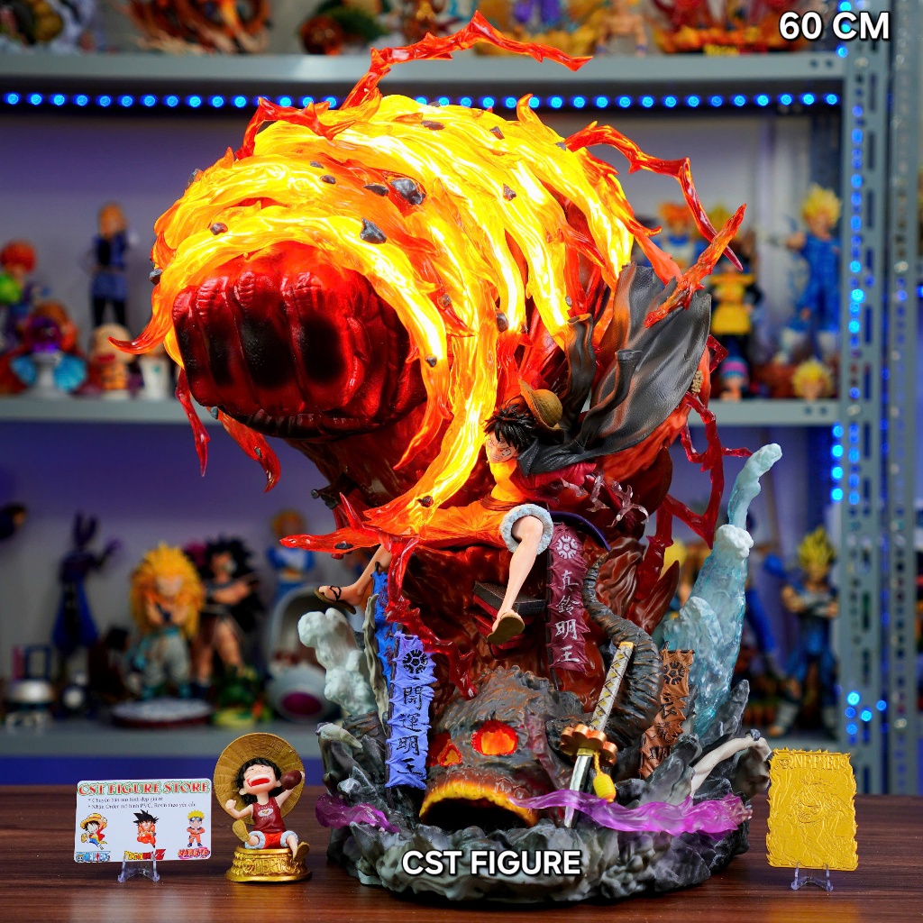 Mô hình Luffy Red Roc siêu to 65cm - Mẫu mới One Piece