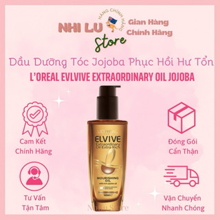 Tinh dầu dưỡng tóc Jojoba Oil Loreal Elvive cho tóc khô xơ