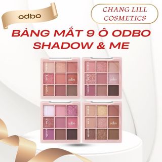   ODBO  Bảng Phấn Mắt Odbo 9 Ô Shadow & Me Vỏ Hồng Palette Odbo Cosmetics OD2014 
