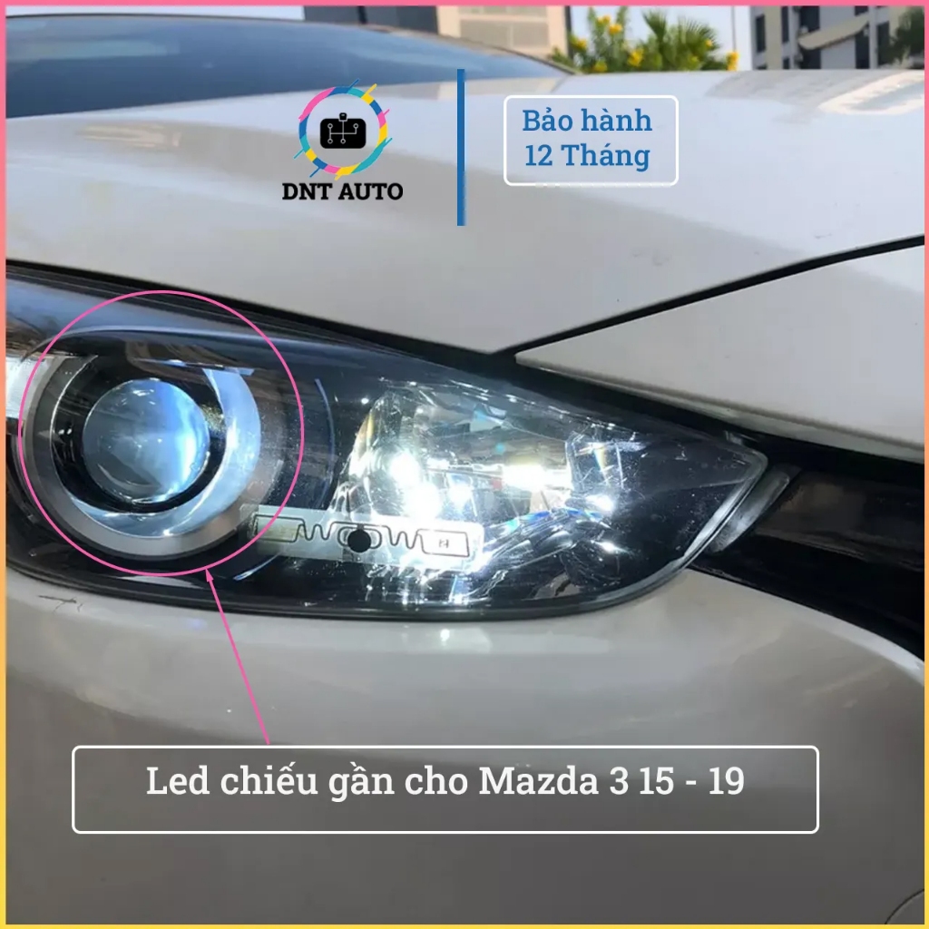 Bóng LED Cos Mazda 3 2015–2019, đèn chiếu gần Mazda 3