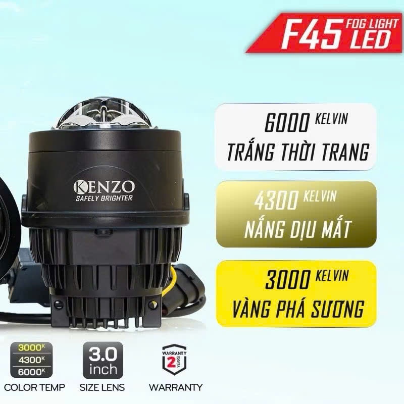BI LED GẦM KENZO F45 BẢO HÀNH 2 NĂM