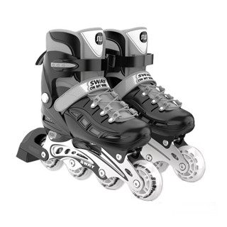 Giày patin SWAY-T1 bánh cao su phát sáng đèn LED toàn bộ