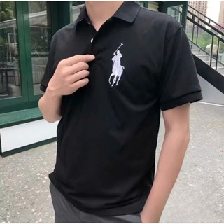 Áo Polo Nam Rap Lau Rừn Thêu Logo Cao Bồi Hoạ Tiết Thêu Logo Tay Ngực Chất Liêu Vải Gai Cao Cấp