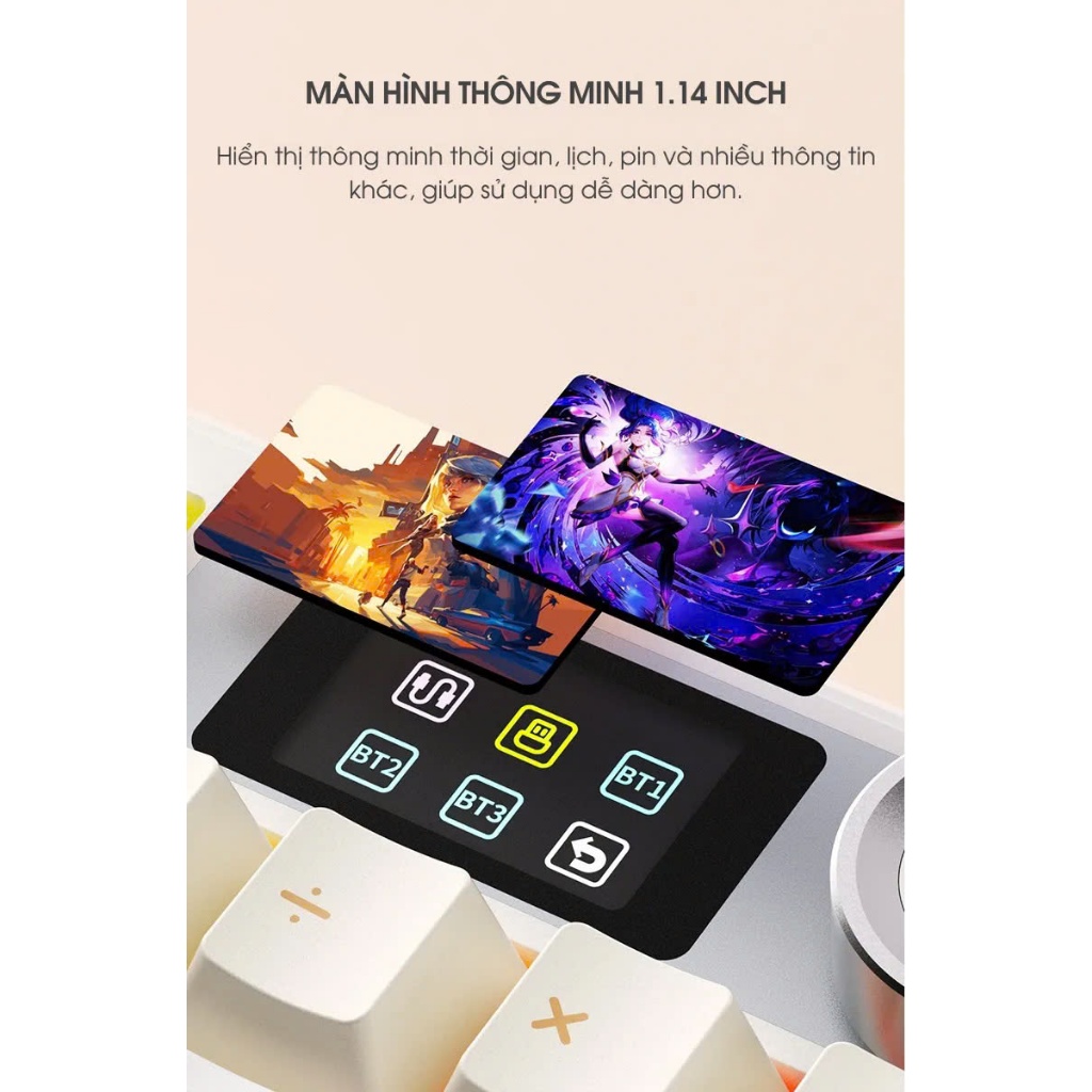 (NEW- SẴN) AULA F108 PRO / F108 / Hi98C PRO/ K98 -Bàn phím cơ không dây FULLSIZE  - Hotswap - RGB | BigBuy360 - bigbuy360.vn