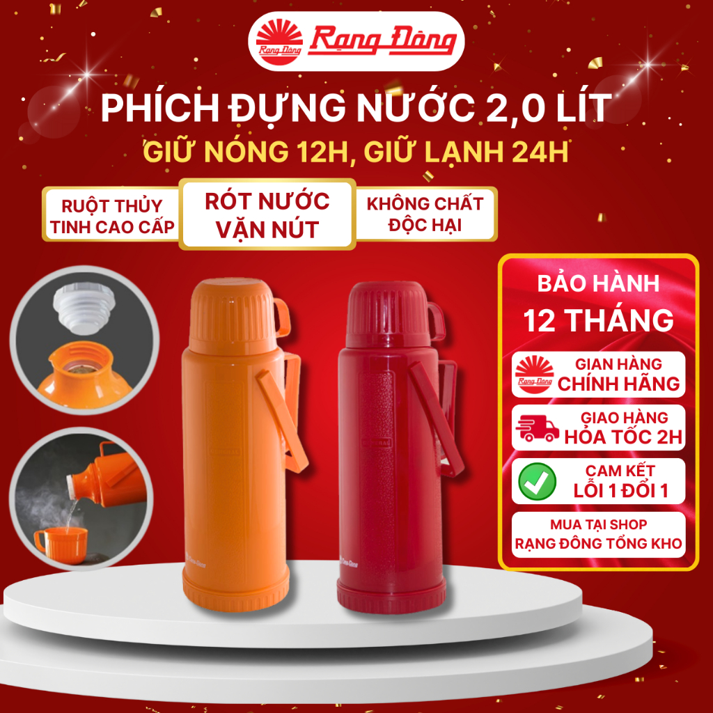 Phích đựng nước nóng 2 lít Rạng Đông RD 2035 N5