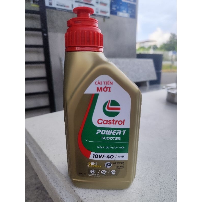 Nhớt Castrol Power 1 Scooter 10W40 dành cho xe ga hàng chính hãng