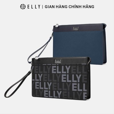 Túi clutch nam da thật ELLY HOMME ECM22 túi cầm tay nam cao cấp thời trang công sở