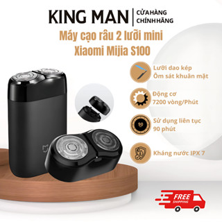 Máy cạo râu 2 lưỡi Xiaomi Mijia MSX201 S100 - Nhỏ gọn tiện lợi - Kháng nước IPX7 - Lưỡi dao kép