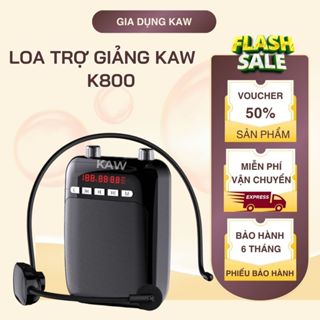 Máy trợ giảng KAW K800, kèm mic cài đầu không dây - hỗ trợ bảo hành