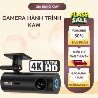 Camera hành trình KAW 4K WiFi không màn hình 2160P HD tầm nhìn ban đêm 3M keo Dash Cam- BH 12 tháng