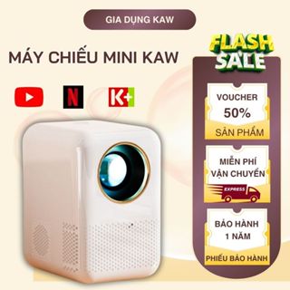 Máy Chiếu Mini KAW K560 Chính Hãng- Kết nối wifi, blutooth, HDMI công nghệ mới, Bản giới hạn- Bảo hành 12Th