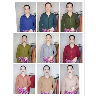  40-55kg ÁO KHOÁC CHỐNG NẮNG NỮ FROM LỬNG MẶC NHÀ Ủ KEM THUN XỐP NHẬT 