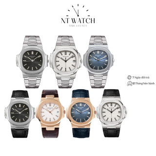  Đồng hồ nam Patek Philippe Nautilus 5711.BGD mặt kính chống xước viền đinh đá dây da đeo tay cao cấp 