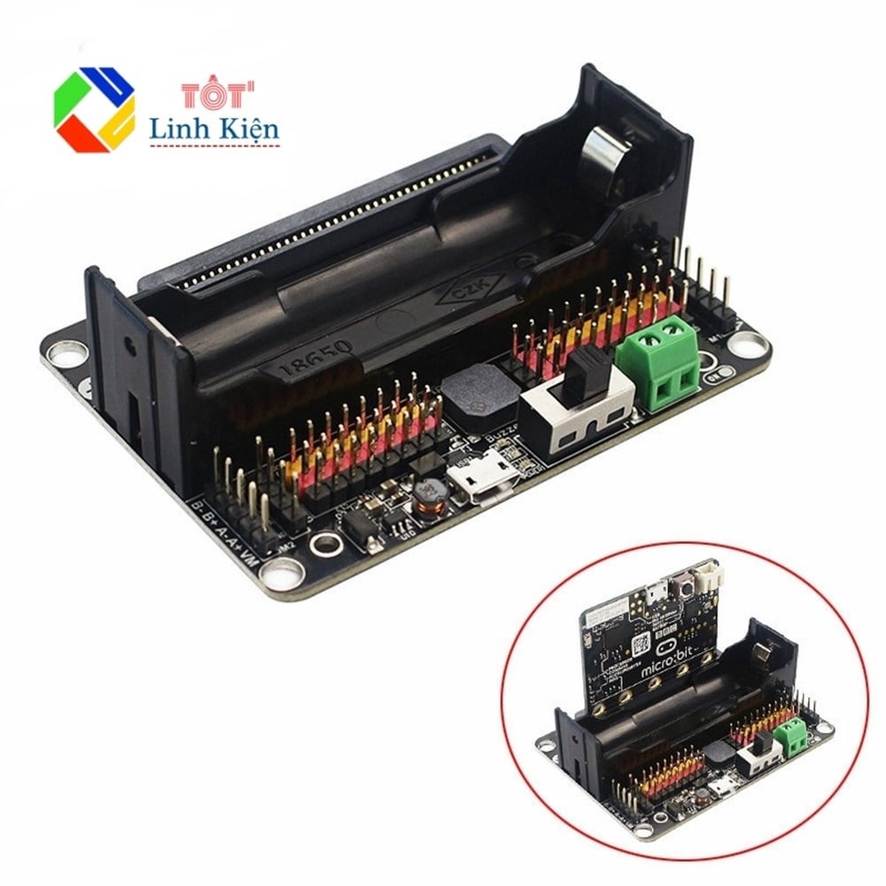 [Robotbit V2.0] Board mở rộng microbit robotbit V2.0 - BBC Micro:bit board robot Makecode