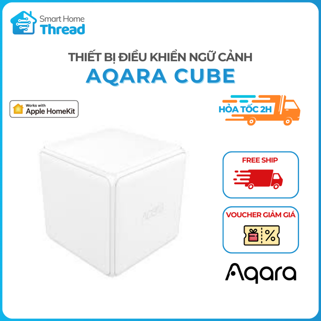 Hộp Điều Khiển Cube Aqara Thiết Bị Điều Khiển Ngữ Cảnh Thông Minh Aqara Cube - Bản Nội Địa