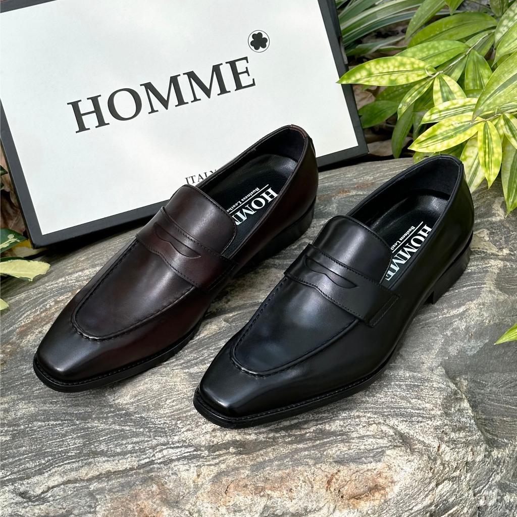[HÀNG ORDER] Homme Fiumicino - Classic Loafer Italian Leather Dress Shoes