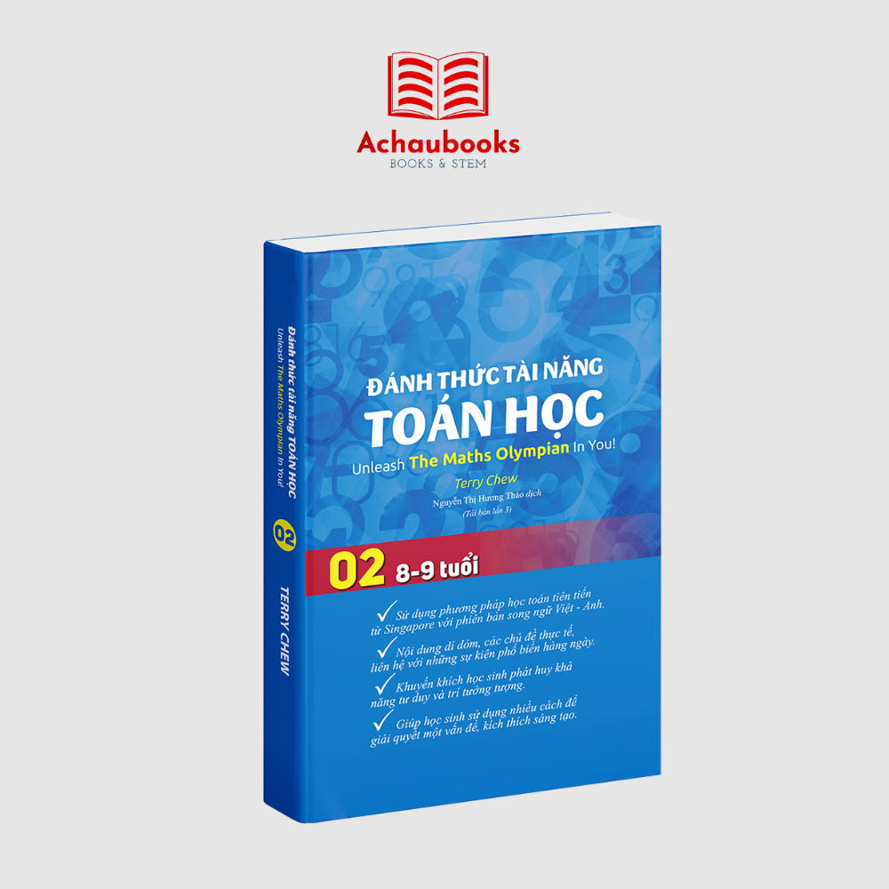 Sách đánh thức tài năng toán học 2 sách toán song ngữ singapore toán lớp 2 lớp 3 ( 8 - 9 tuổi )