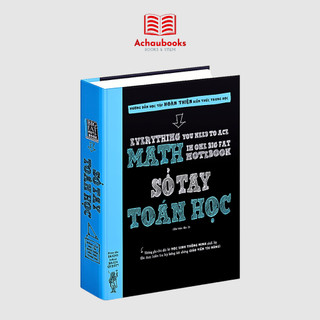 Sách sổ tay toán học sách toán lớp 4 đến lớp 9 bìa cứng 528 trang - á châu books