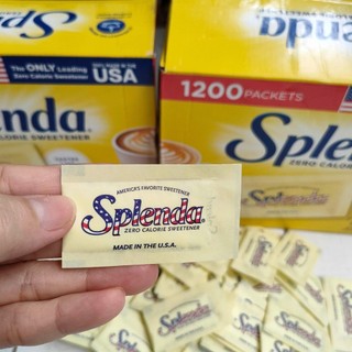 Đường ăn kiêng Splenda Mỹ gói 1gr, Đường Splenda 0 calo cho người tiểu đường, béo phì, giảm cân