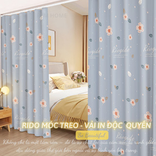 Rèm ngăn phòng ngủ, rèm che cửa sổ treo móc Rido Shisonson ,Che chắn riêng tư, decor, màn kéo, ngăn sáng tốt