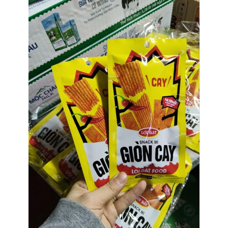 Com bo 10 gói Snack mỳ giòn cay