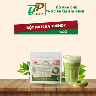 Bột Trà Xanh Matcha Trendy Đài Loan Bột Matcha Trendy 100g - Kho Bách Phúc Đà Nẵng