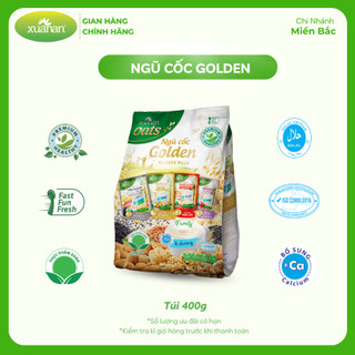  Ngũ Cốc Golden Xuân An túi 400g ít đường tặng 1 túi yến mạch 150g 
