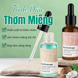  Tinh Dầu Thơm Miệng Hương Thơm Tự Nhiên Khử Mùi Hiệu Quả Serum Miệng Loại Bỏ Mùi Hôi Miệng Lâu Năm 