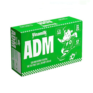 Sữa dinh dưỡng Vinamilk ADM Có Đường - Thùng 48 hộp 110ml