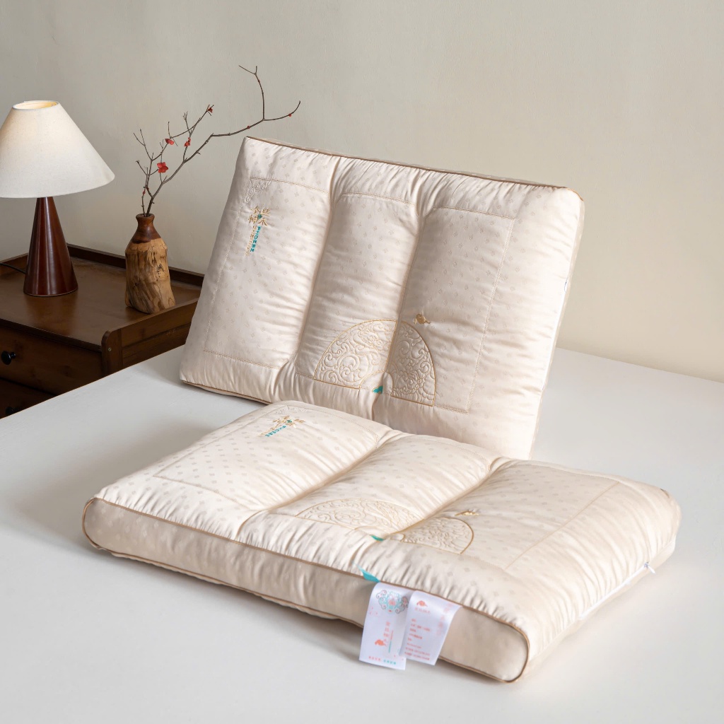 Ruột gối Tencel lụa vân chìm 80s cao cấp, Gối trần tencel cao cấp thế hệ mới