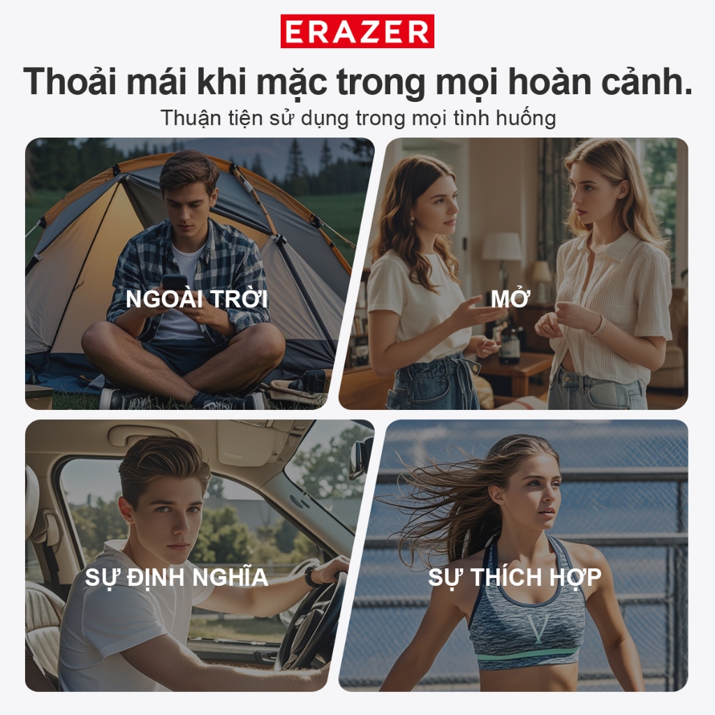 Lenovo Erazer XT66 Pro Tai Nghe Phiên Dịch Bluetooth 5.4 Màn hình hiển thị LED  AI dịch Tai nghe HiFi Âm nhạcc HD Gọi có | BigBuy360 - bigbuy360.vn