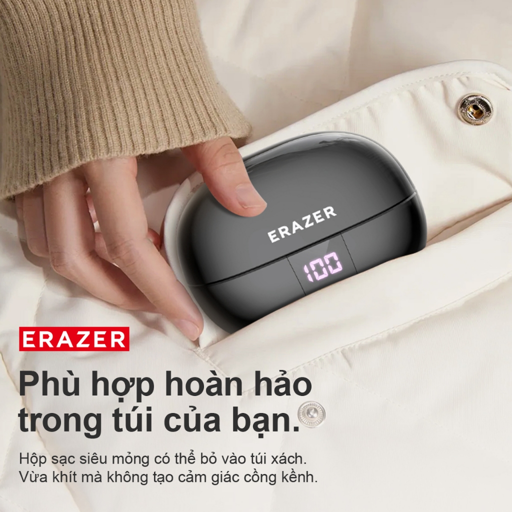 Lenovo Erazer XT66 Pro Tai Nghe Phiên Dịch Bluetooth 5.4 Màn hình hiển thị LED  AI dịch Tai nghe HiFi Âm nhạcc HD Gọi có | BigBuy360 - bigbuy360.vn