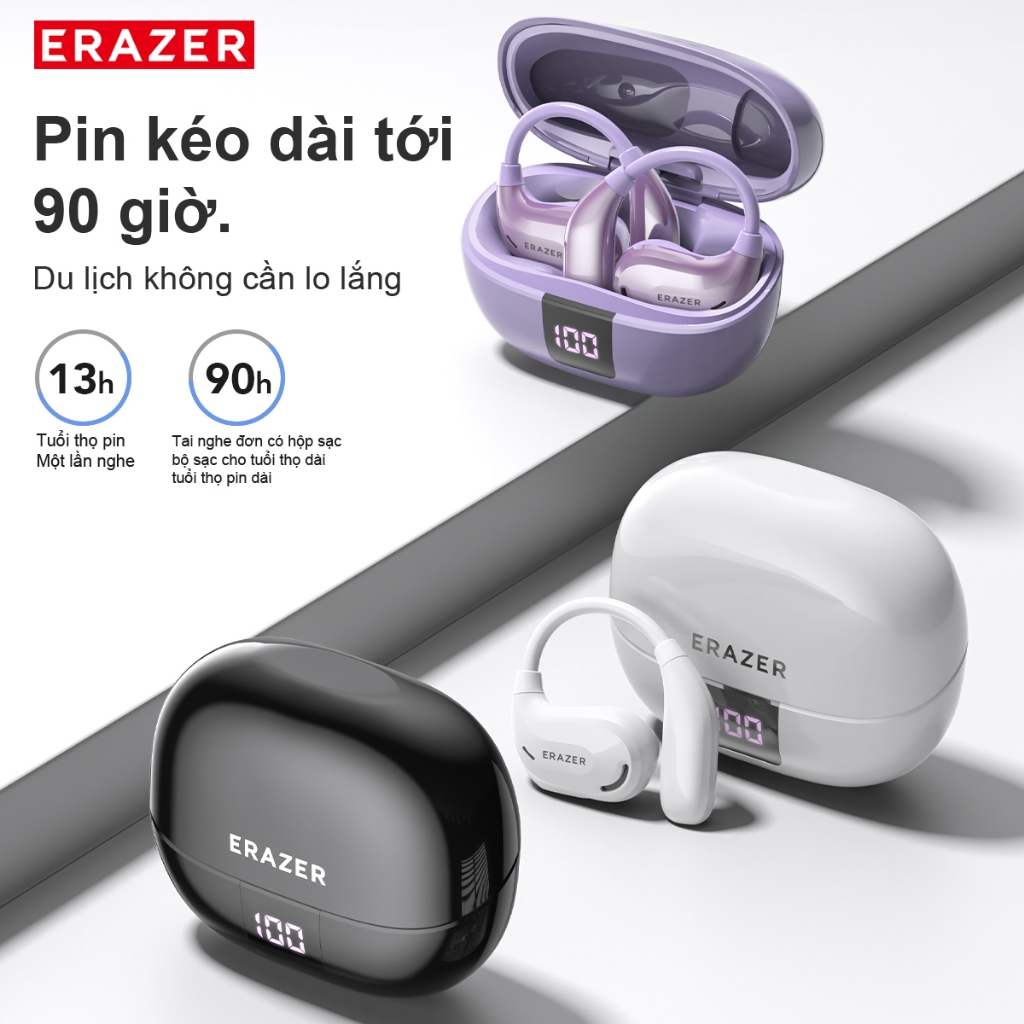 Lenovo Erazer XT66 Pro Tai Nghe Phiên Dịch Bluetooth 5.4 Màn hình hiển thị LED  AI dịch Tai nghe HiFi Âm nhạcc HD Gọi có | BigBuy360 - bigbuy360.vn