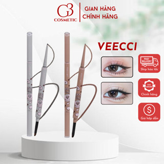  Bút gel kẻ mắt VEECCI bút kẻ mắt ngòi 1.3mm hai đầu tự nhiên không thấm nước và lâu trôi G3COSMETICS 