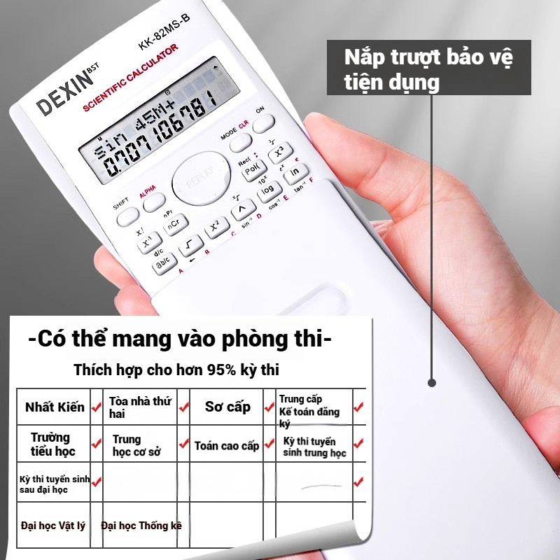 Máy tính cầm tay máy tính dành cho học sinh cấp 2 cấp 3, đồ dùng văn phòng phẩm cho học sinh | BigBuy360 - bigbuy360.vn