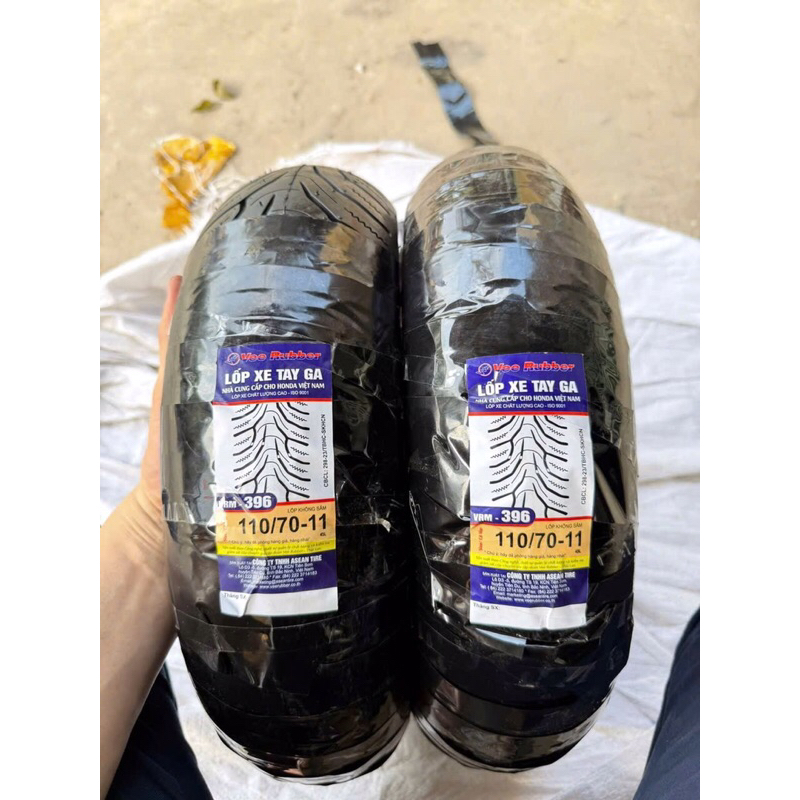 Lốp vecpa lx trước sau ,vỏ 120/70-10 ,110/70-11 zin hãng vee rubber